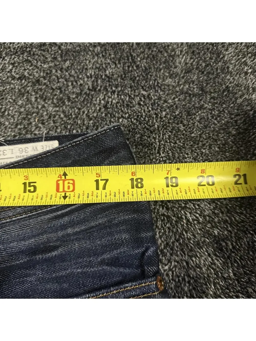 Y2K rockstar archive grunge diesel zatiny dark Wash bootcut jeans